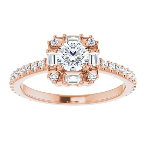 Halo-Style Engagement Ring Image 3 Raleigh Diamond Fine Jewelry Raleigh, NC