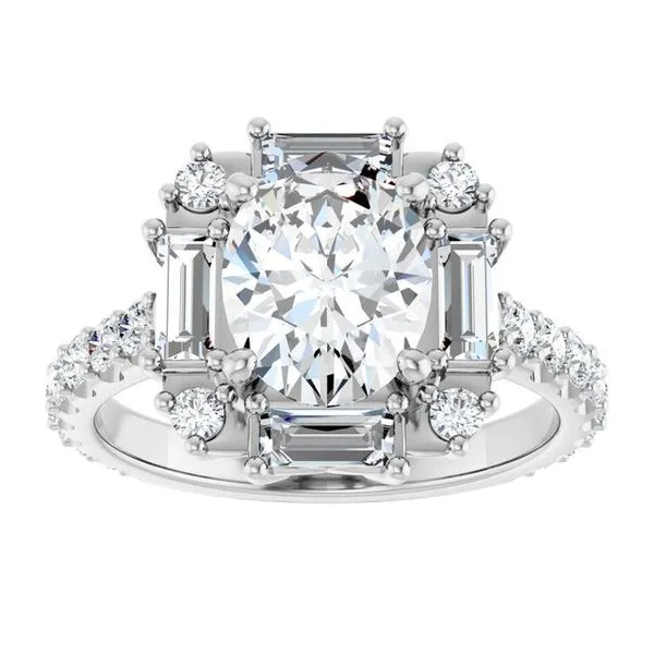 Halo-Style Engagement Ring Image 3 Raleigh Diamond Fine Jewelry Raleigh, NC