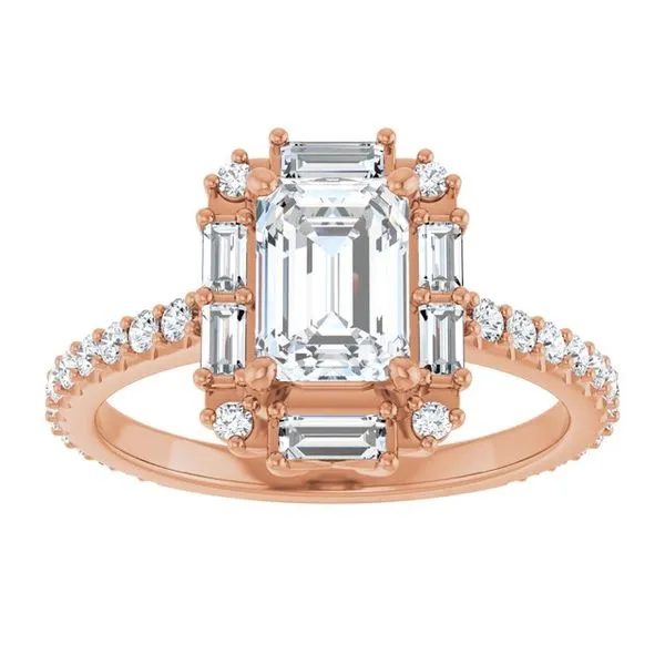 Halo-Style Engagement Ring Image 3 Raleigh Diamond Fine Jewelry Raleigh, NC
