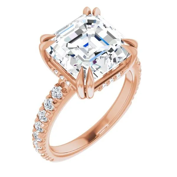 Double Claw-Prong Accented Engagement Ring Shipley's Fine Jewelry Hampstead, MD