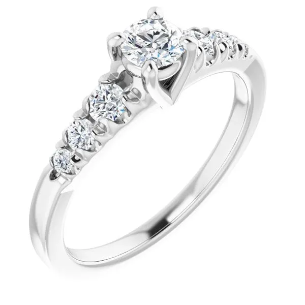 Accented Engagement Ring Raleigh Diamond Fine Jewelry Raleigh, NC