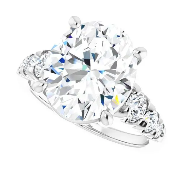 Accented Engagement Ring Image 5 Raleigh Diamond Fine Jewelry Raleigh, NC