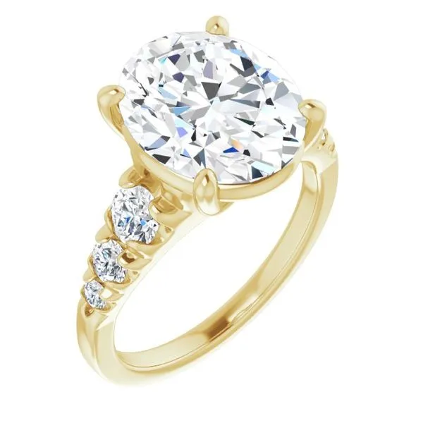 Accented Engagement Ring Raleigh Diamond Fine Jewelry Raleigh, NC
