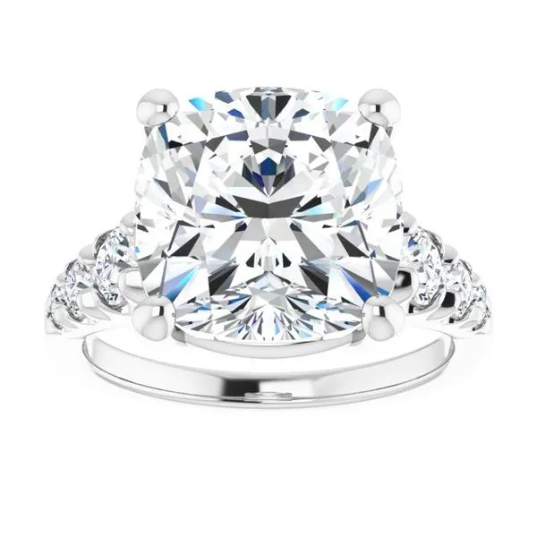 Accented Engagement Ring Image 3 Raleigh Diamond Fine Jewelry Raleigh, NC