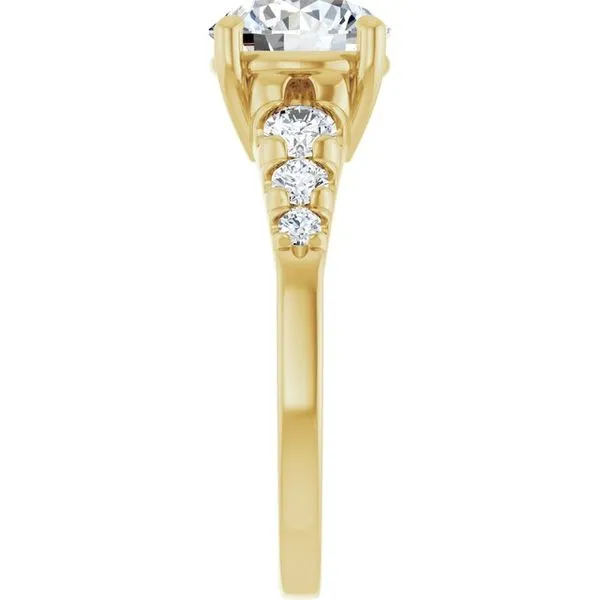 Accented Engagement Ring Image 4 Shipley's Fine Jewelry Hampstead, MD