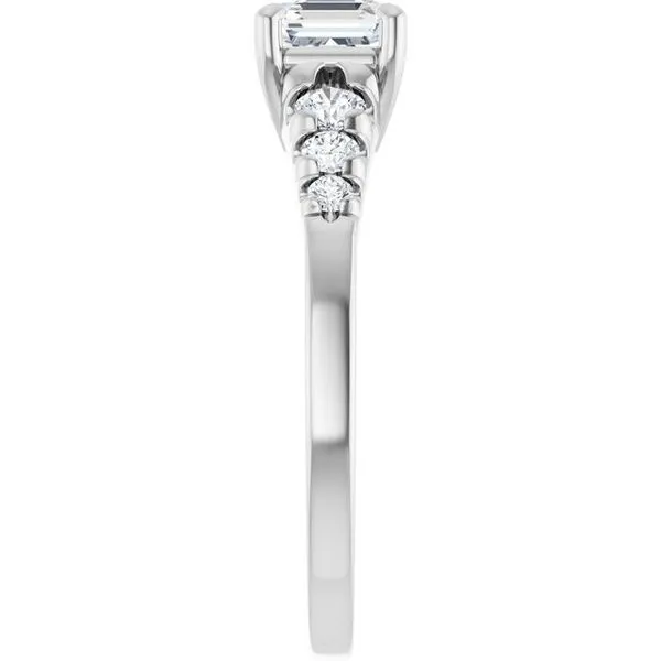 Accented Engagement Ring Image 4 Raleigh Diamond Fine Jewelry Raleigh, NC