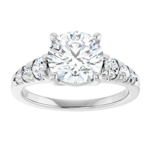 Accented Engagement Ring Image 3 Shipley's Fine Jewelry Hampstead, MD