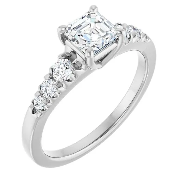 Accented Engagement Ring Raleigh Diamond Fine Jewelry Raleigh, NC