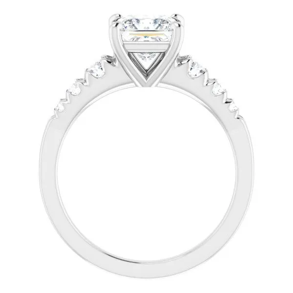 Accented Engagement Ring Image 2 Shipley's Fine Jewelry Hampstead, MD