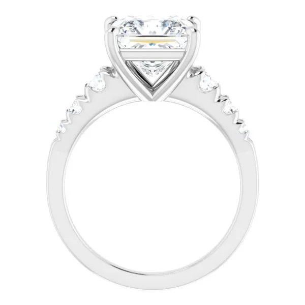 Accented Engagement Ring Image 2 Shipley's Fine Jewelry Hampstead, MD