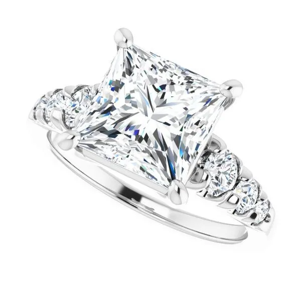 Accented Engagement Ring Image 5 Shipley's Fine Jewelry Hampstead, MD