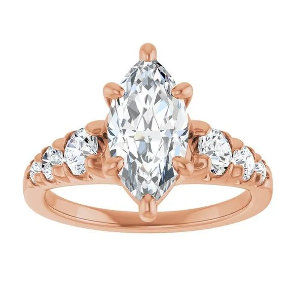 Accented Engagement Ring Image 3 Shipley's Fine Jewelry Hampstead, MD