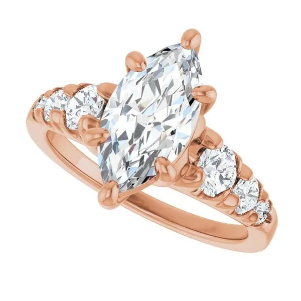 Accented Engagement Ring Image 5 Shipley's Fine Jewelry Hampstead, MD