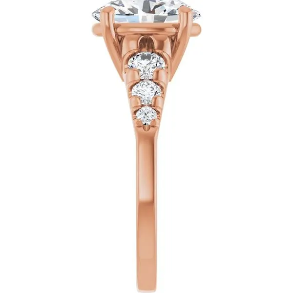 Accented Engagement Ring Image 4 Raleigh Diamond Fine Jewelry Raleigh, NC