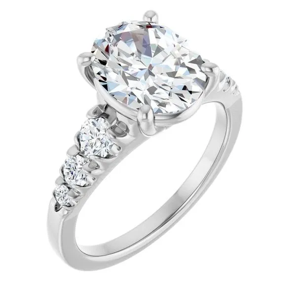 Accented Engagement Ring Shipley's Fine Jewelry Hampstead, MD