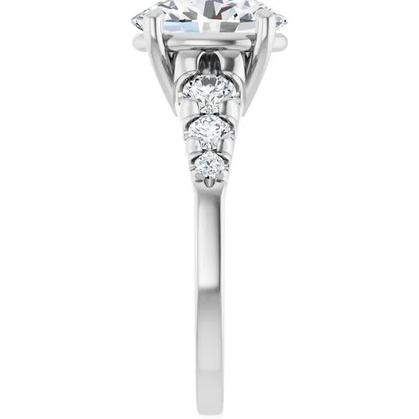 Accented Engagement Ring Image 4 Shipley's Fine Jewelry Hampstead, MD