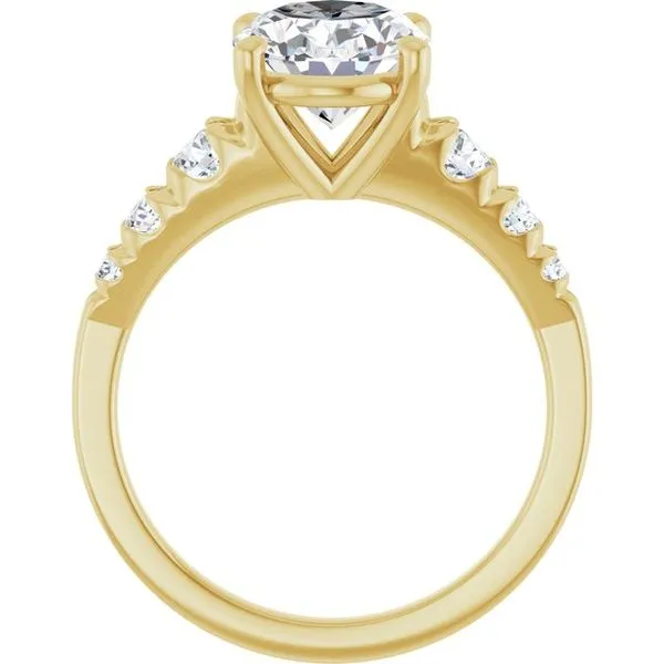 Accented Engagement Ring Image 2 Shipley's Fine Jewelry Hampstead, MD