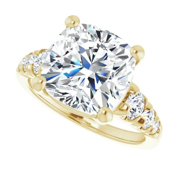 Accented Engagement Ring Image 5 Shipley's Fine Jewelry Hampstead, MD