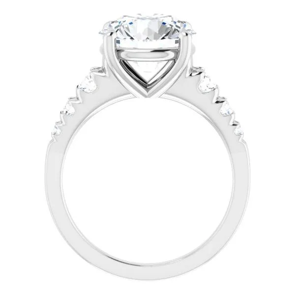 Accented Engagement Ring Image 2 Shipley's Fine Jewelry Hampstead, MD