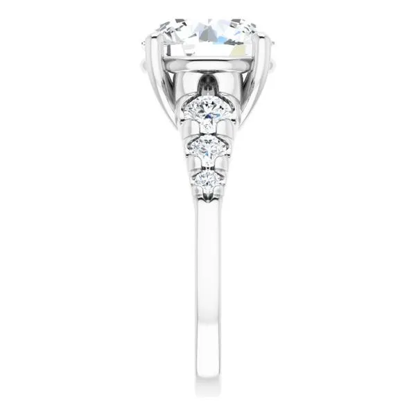 Accented Engagement Ring Image 4 Shipley's Fine Jewelry Hampstead, MD