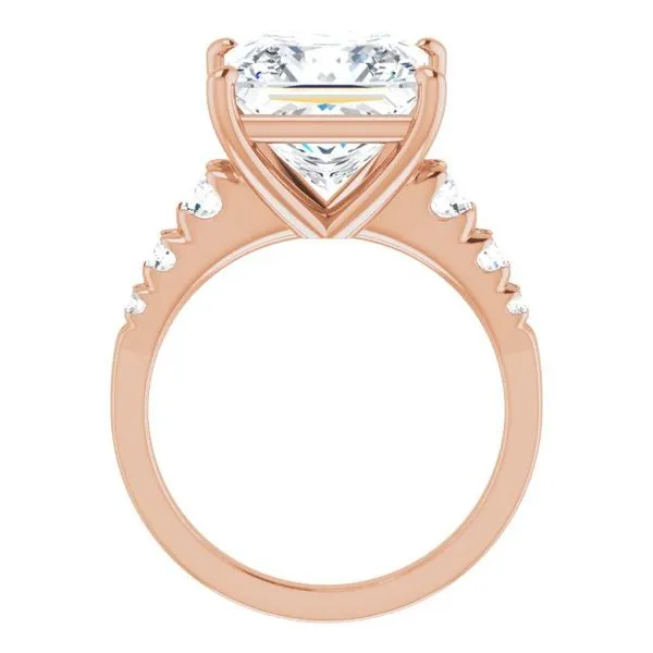 Accented Engagement Ring Image 2 Raleigh Diamond Fine Jewelry Raleigh, NC
