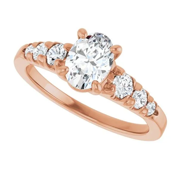 Accented Engagement Ring Image 5 Shipley's Fine Jewelry Hampstead, MD