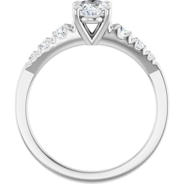 Accented Engagement Ring Image 2 Shipley's Fine Jewelry Hampstead, MD