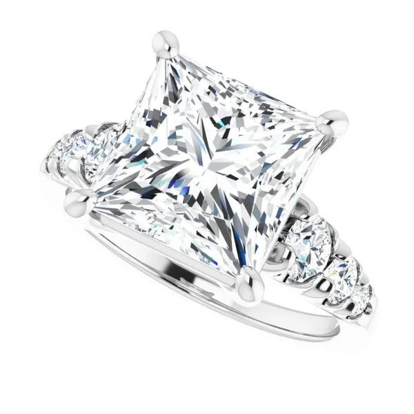 Accented Engagement Ring Image 5 Raleigh Diamond Fine Jewelry Raleigh, NC