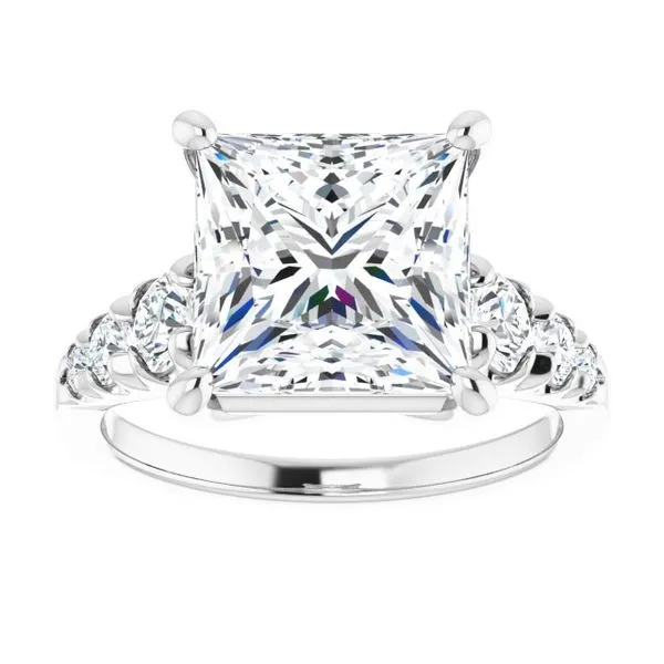 Accented Engagement Ring Image 3 Shipley's Fine Jewelry Hampstead, MD