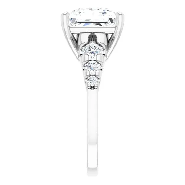 Accented Engagement Ring Image 4 Shipley's Fine Jewelry Hampstead, MD