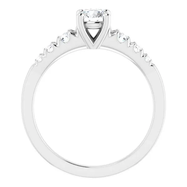 Accented Engagement Ring Image 2 Shipley's Fine Jewelry Hampstead, MD