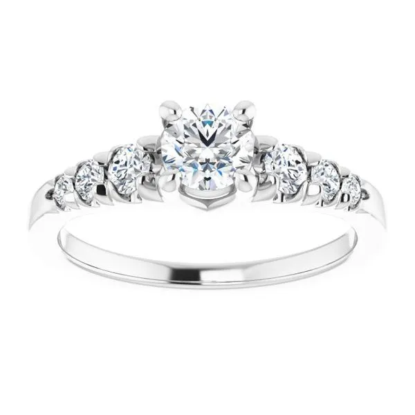 Accented Engagement Ring Image 3 Shipley's Fine Jewelry Hampstead, MD