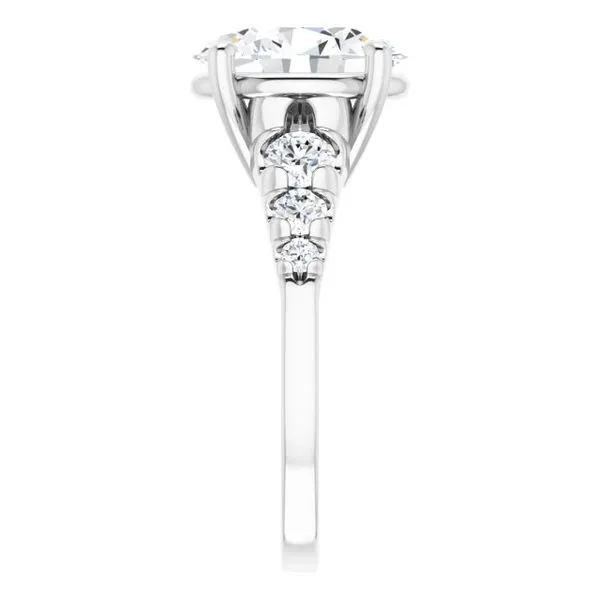 Accented Engagement Ring Image 4 Shipley's Fine Jewelry Hampstead, MD