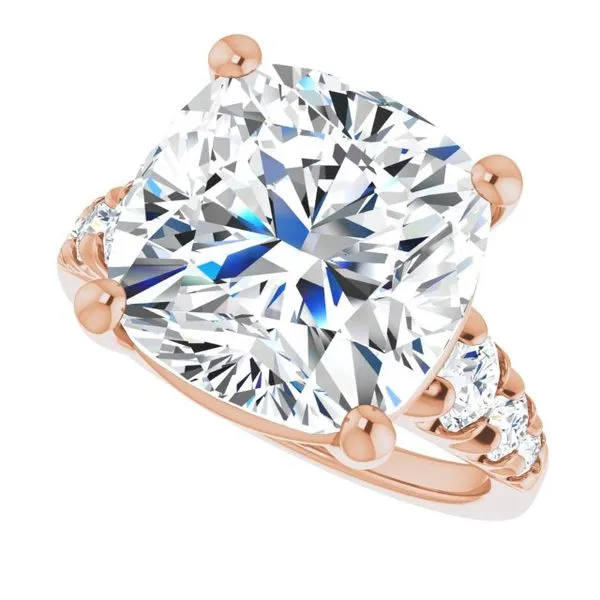 Accented Engagement Ring Image 5 Shipley's Fine Jewelry Hampstead, MD