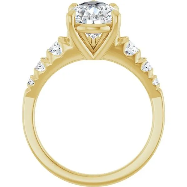 Accented Engagement Ring Image 2 Shipley's Fine Jewelry Hampstead, MD