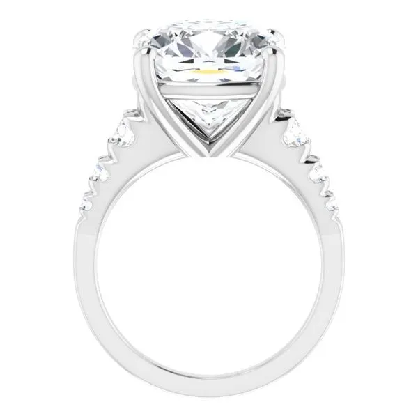 Accented Engagement Ring Image 2 Shipley's Fine Jewelry Hampstead, MD