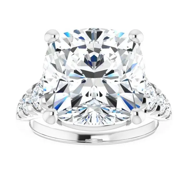 Accented Engagement Ring Image 3 Shipley's Fine Jewelry Hampstead, MD