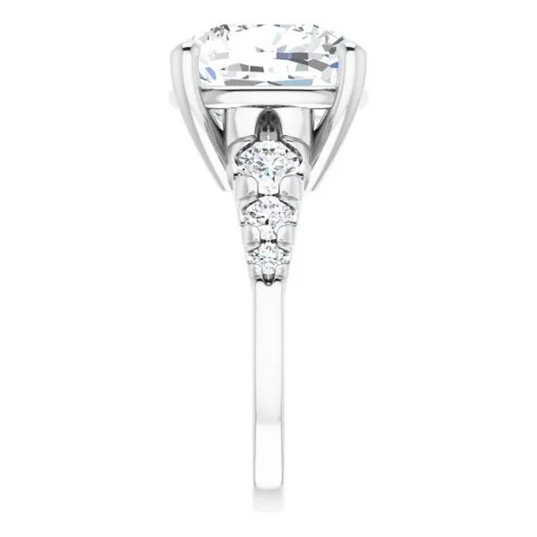 Accented Engagement Ring Image 4 Shipley's Fine Jewelry Hampstead, MD