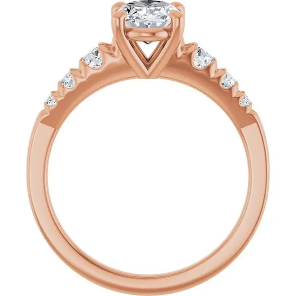 Accented Engagement Ring Image 2 Raleigh Diamond Fine Jewelry Raleigh, NC
