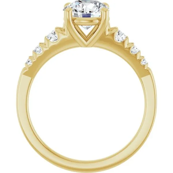 Accented Engagement Ring Image 2 Shipley's Fine Jewelry Hampstead, MD