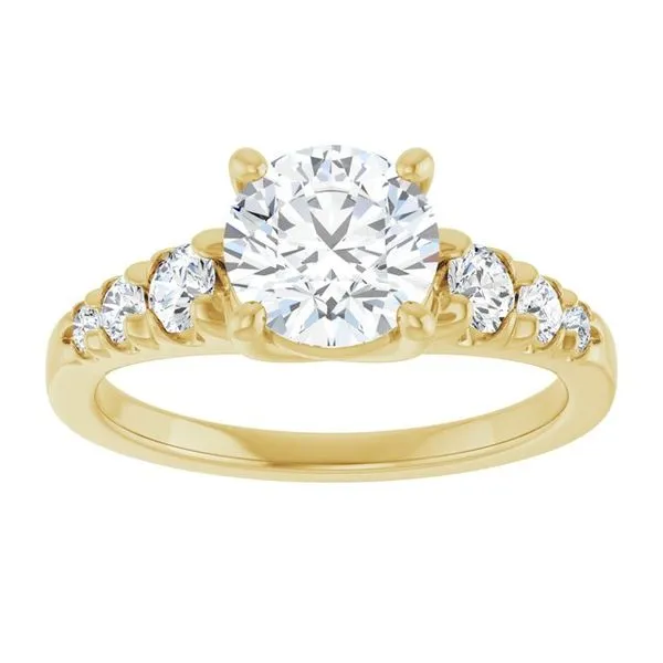 Accented Engagement Ring Image 3 Shipley's Fine Jewelry Hampstead, MD