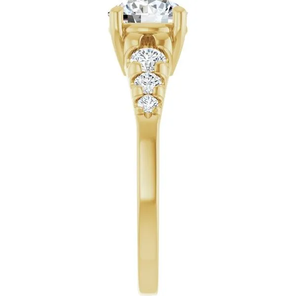 Accented Engagement Ring Image 4 Shipley's Fine Jewelry Hampstead, MD