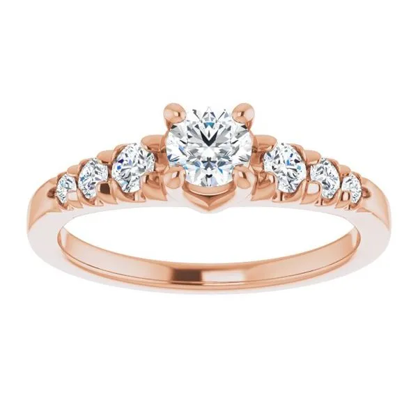 Accented Engagement Ring Image 3 Raleigh Diamond Fine Jewelry Raleigh, NC
