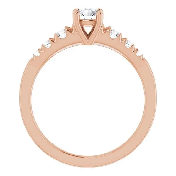 Accented Engagement Ring Image 2 Shipley's Fine Jewelry Hampstead, MD