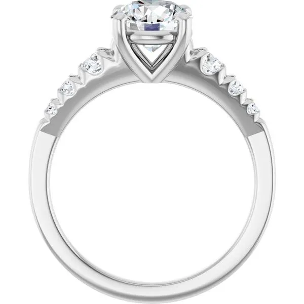 Accented Engagement Ring Image 2 Shipley's Fine Jewelry Hampstead, MD