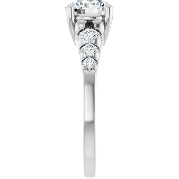 Accented Engagement Ring Image 4 Shipley's Fine Jewelry Hampstead, MD