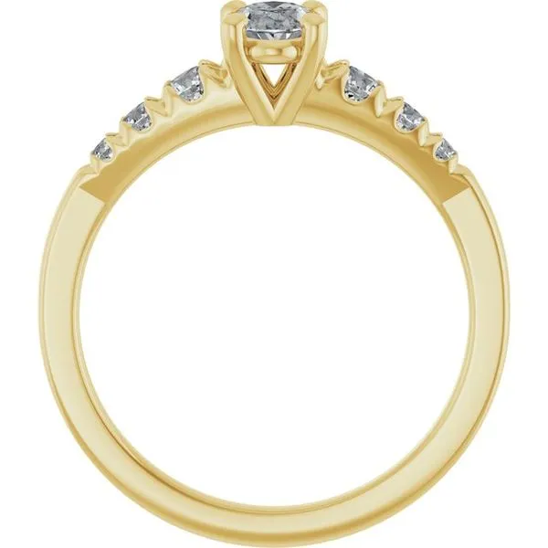 Accented Engagement Ring Image 2 Shipley's Fine Jewelry Hampstead, MD