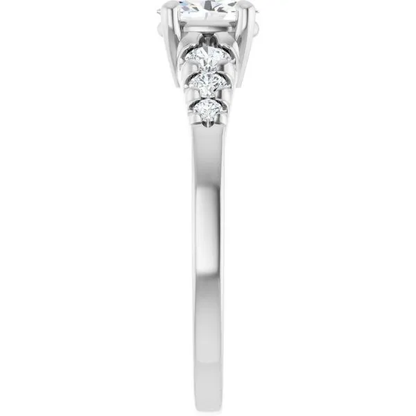 Accented Engagement Ring Image 4 Raleigh Diamond Fine Jewelry Raleigh, NC