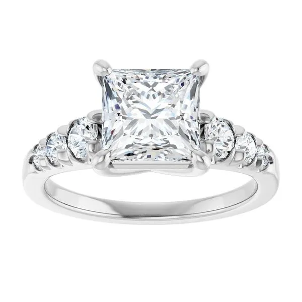 Accented Engagement Ring Image 3 Arezzo Jewelers Elmwood Park, IL
