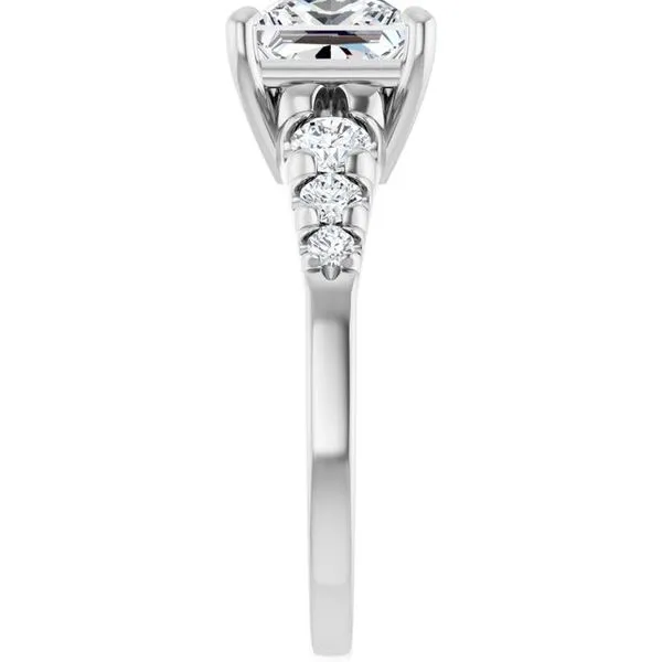 Accented Engagement Ring Image 4 Arezzo Jewelers Elmwood Park, IL